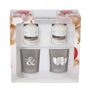 CANDLE GIFT SET HAPPY ANNIVERSARY
